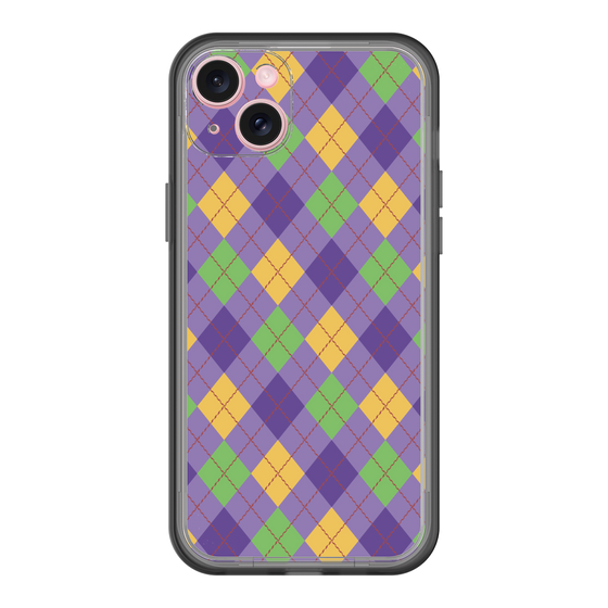 スリムプロテクションプレミアムケース［ Argyle - Purple ］