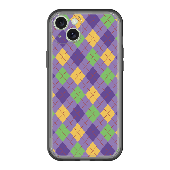 スリムプロテクションプレミアムケース［ Argyle - Purple ］