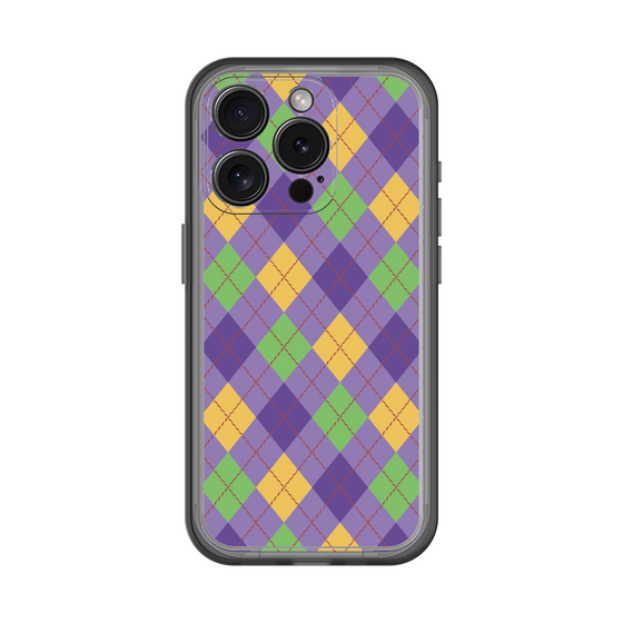 スリムプロテクションプレミアムケース［ Argyle - Purple ］