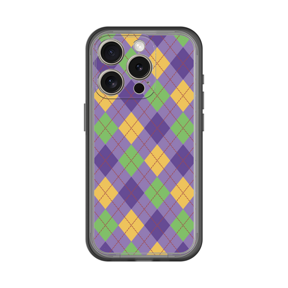 スリムプロテクションプレミアムケース［ Argyle - Purple ］