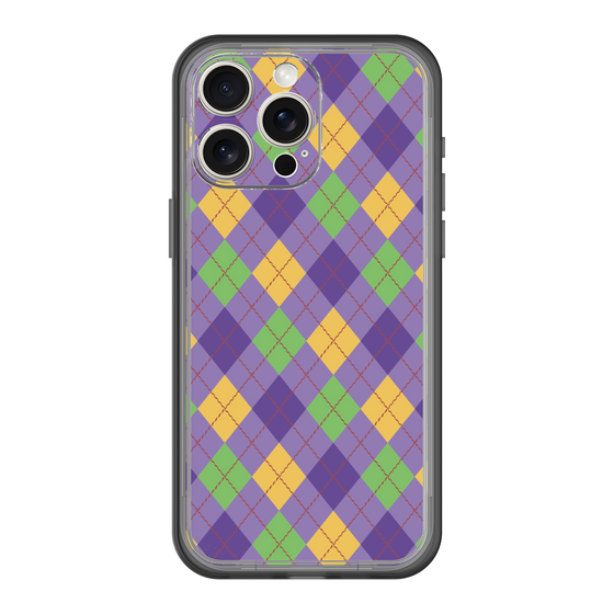 スリムプロテクションプレミアムケース［ Argyle - Purple ］