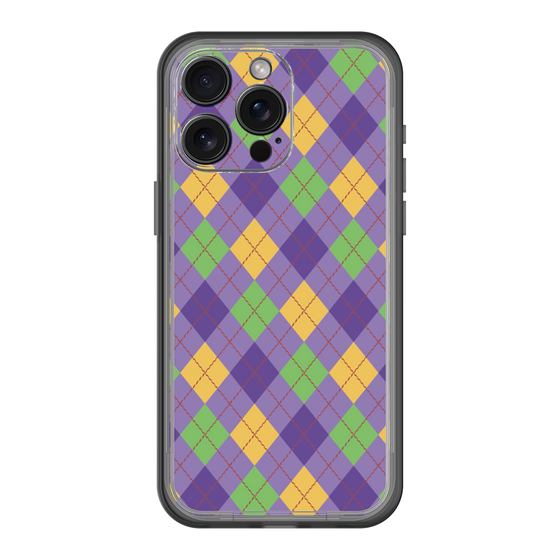 スリムプロテクションプレミアムケース［ Argyle - Purple ］