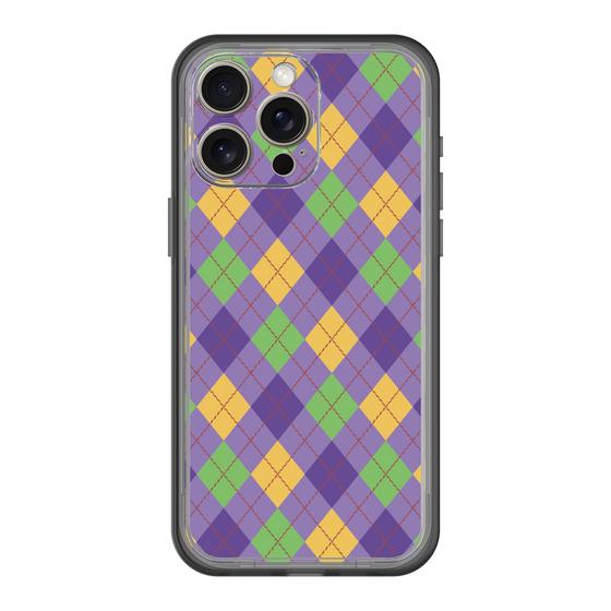 スリムプロテクションプレミアムケース［ Argyle - Purple ］