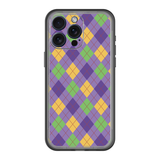 スリムプロテクションプレミアムケース［ Argyle - Purple ］