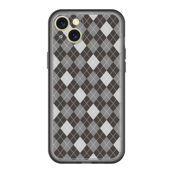 スリムプロテクションプレミアムケース［ Argyle - Black ］