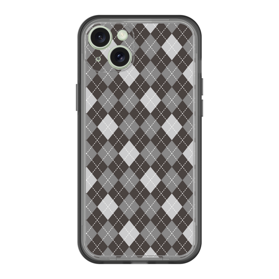 スリムプロテクションプレミアムケース［ Argyle - Black ］