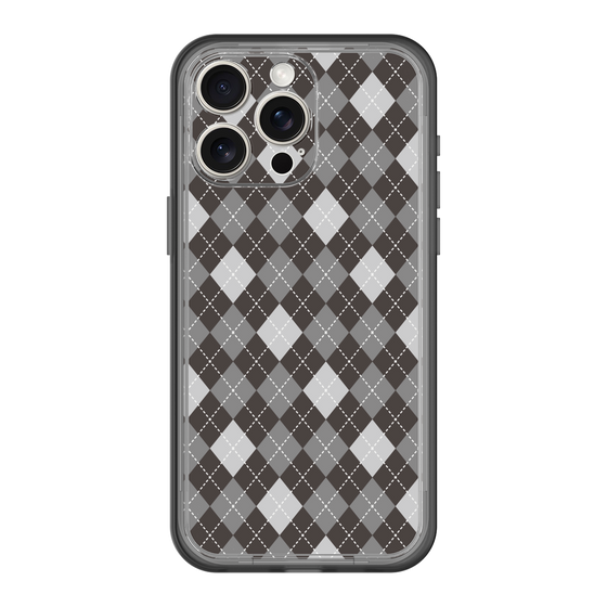 スリムプロテクションプレミアムケース［ Argyle - Black ］