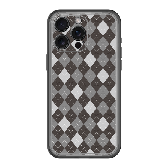スリムプロテクションプレミアムケース［ Argyle - Black ］