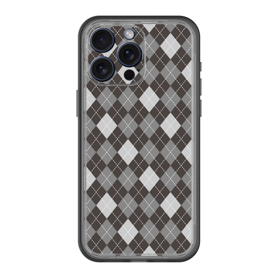 スリムプロテクションプレミアムケース［ Argyle - Black ］