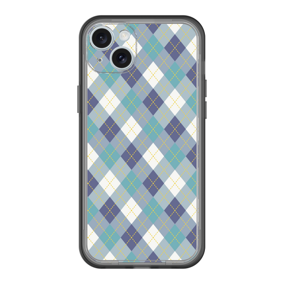 スリムプロテクションプレミアムケース［ Argyle - Blue ］