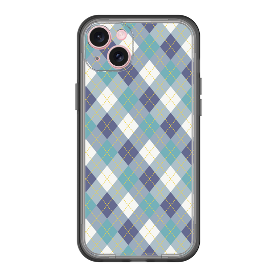 スリムプロテクションプレミアムケース［ Argyle - Blue ］