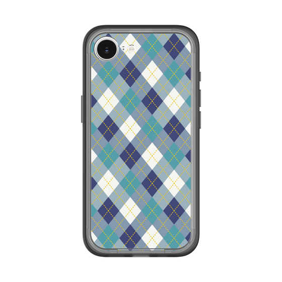 スリムプロテクションプレミアムケース［ Argyle - Blue ］