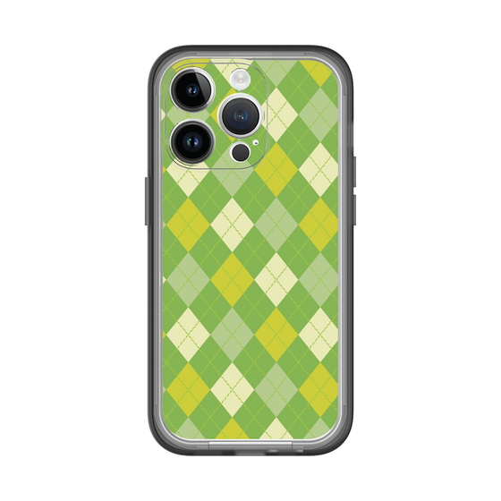 スリムプロテクションプレミアムケース［ Argyle - Green ］