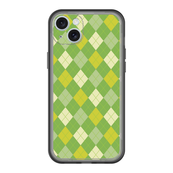 スリムプロテクションプレミアムケース［ Argyle - Green ］