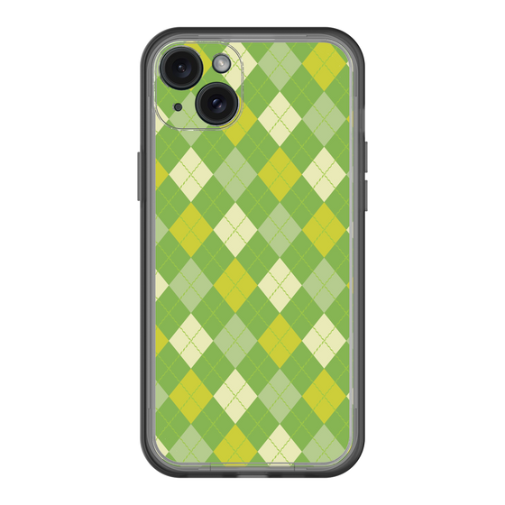 スリムプロテクションプレミアムケース［ Argyle - Green ］