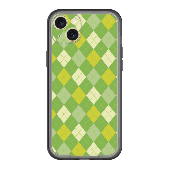 スリムプロテクションプレミアムケース［ Argyle - Green ］