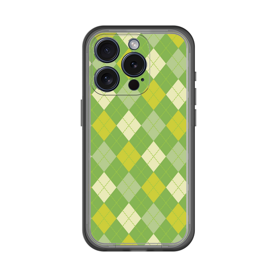 スリムプロテクションプレミアムケース［ Argyle - Green ］