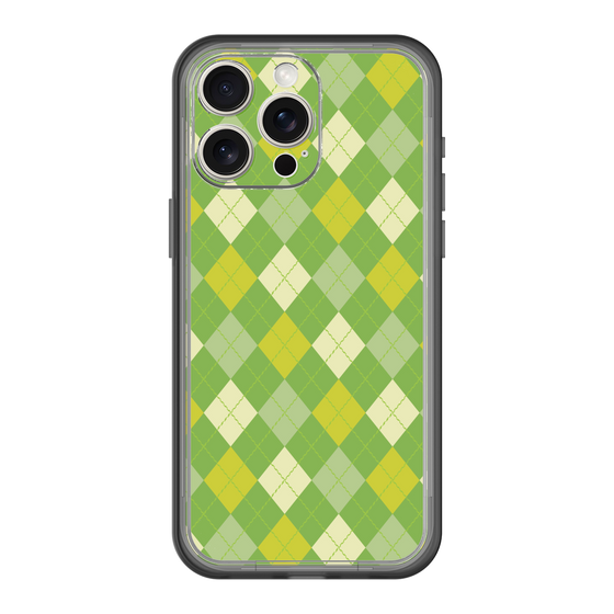 スリムプロテクションプレミアムケース［ Argyle - Green ］