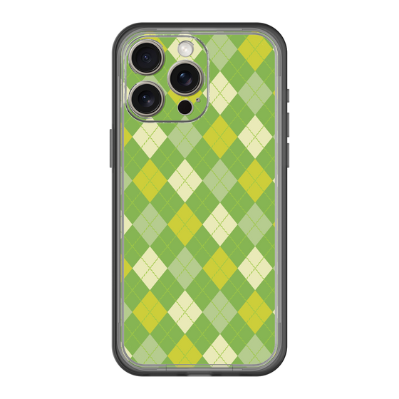 スリムプロテクションプレミアムケース［ Argyle - Green ］