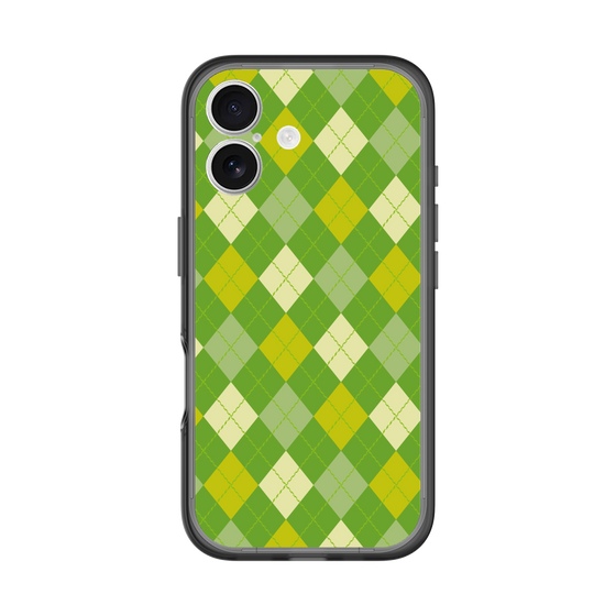 スリムプロテクションプレミアムケース［ Argyle - Green ］