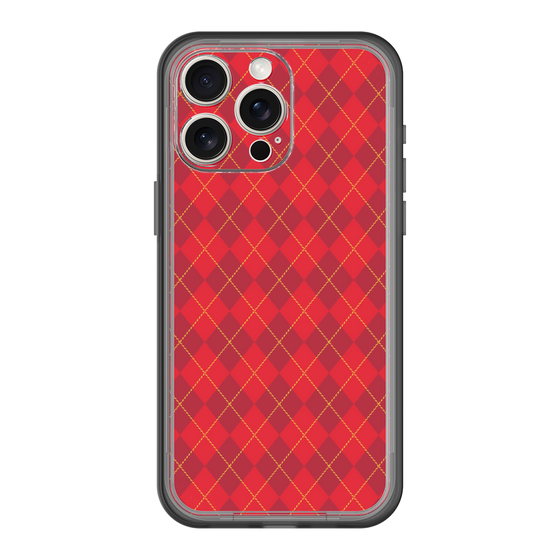 スリムプロテクションプレミアムケース［ Argyle - Red ］