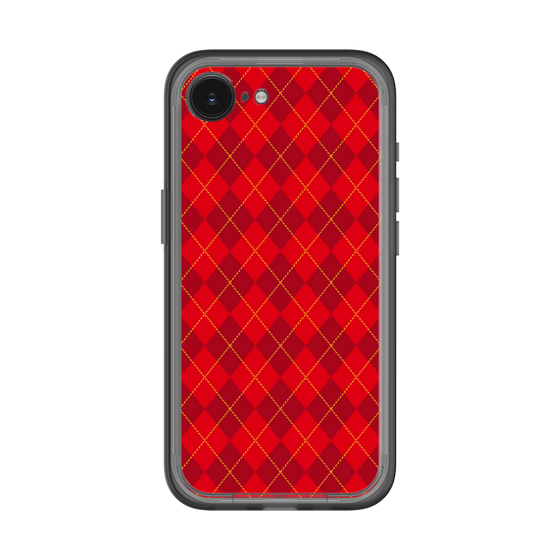 スリムプロテクションプレミアムケース［ Argyle - Red ］