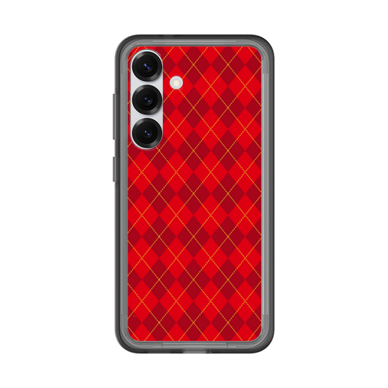 スリムプロテクションプレミアムケース［ Argyle - Red ］