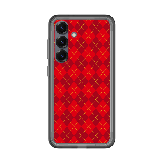スリムプロテクションプレミアムケース［ Argyle - Red ］