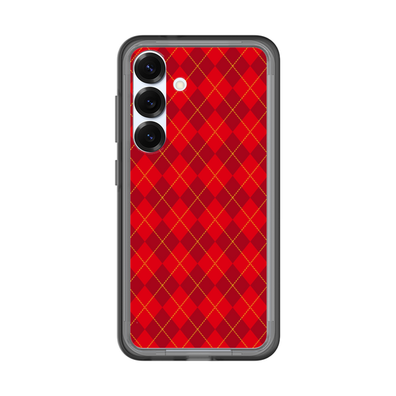 スリムプロテクションプレミアムケース［ Argyle - Red ］