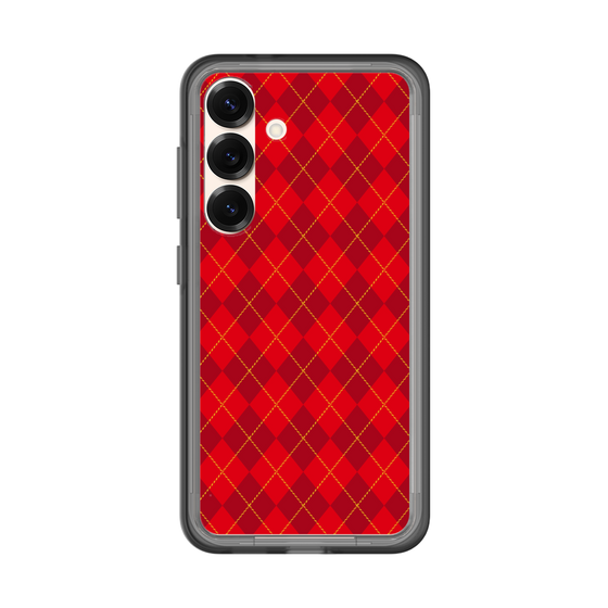 スリムプロテクションプレミアムケース［ Argyle - Red ］