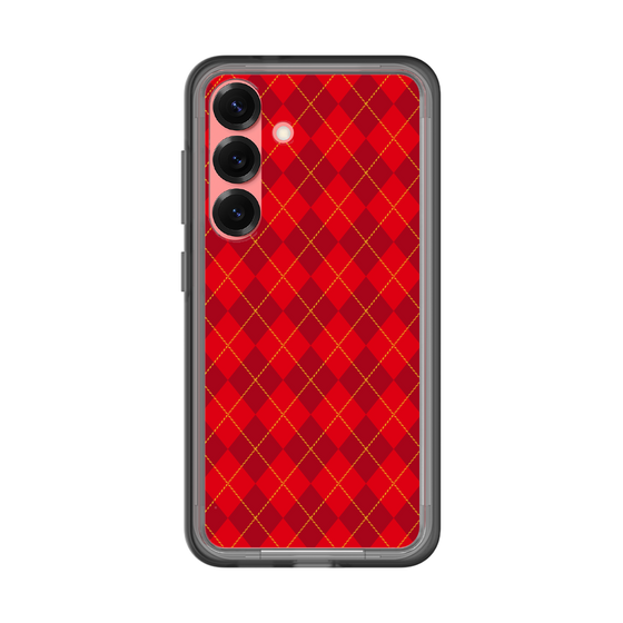 スリムプロテクションプレミアムケース［ Argyle - Red ］