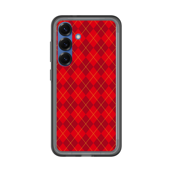 スリムプロテクションプレミアムケース［ Argyle - Red ］