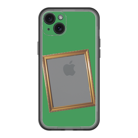 スリムプロテクションプレミアムケース［ Photo Frame - Green ］