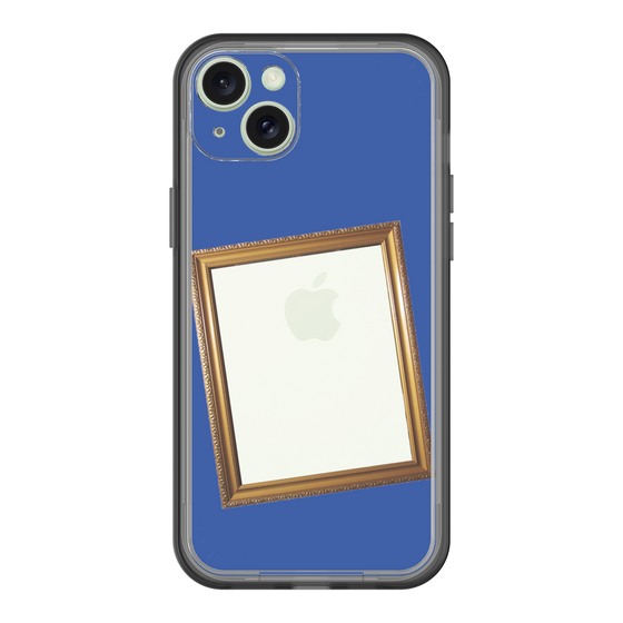 スリムプロテクションプレミアムケース［ Photo Frame - Blue ］
