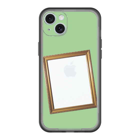 スリムプロテクションプレミアムケース［ Photo Frame - Light Green ］