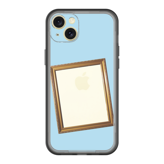 スリムプロテクションプレミアムケース［ Photo Frame - Light Blue ］