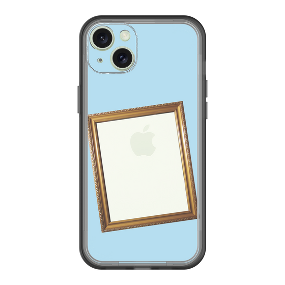 スリムプロテクションプレミアムケース［ Photo Frame - Light Blue ］