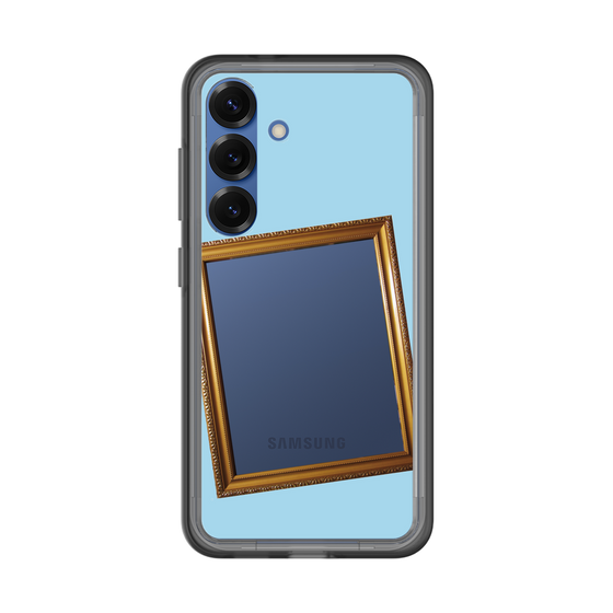 スリムプロテクションプレミアムケース［ Photo Frame - Light Blue ］