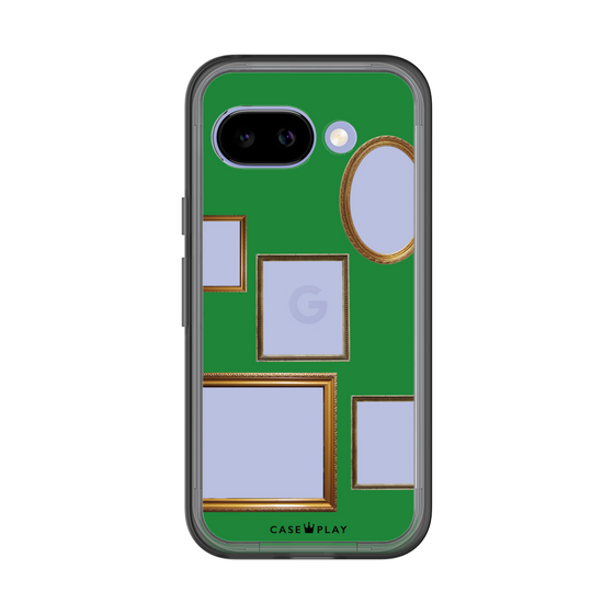 スリムプロテクションプレミアムケース［ Photo Frames - Green ］
