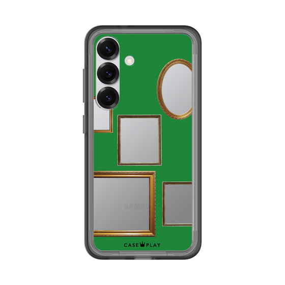 スリムプロテクションプレミアムケース［ Photo Frames - Green ］