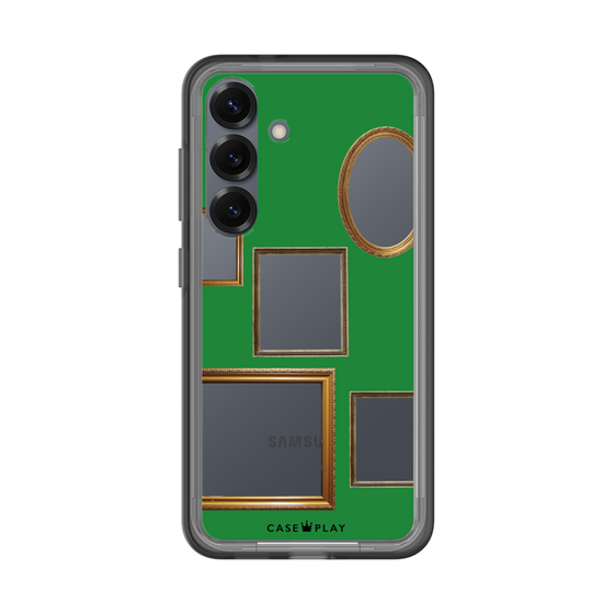 スリムプロテクションプレミアムケース［ Photo Frames - Green ］