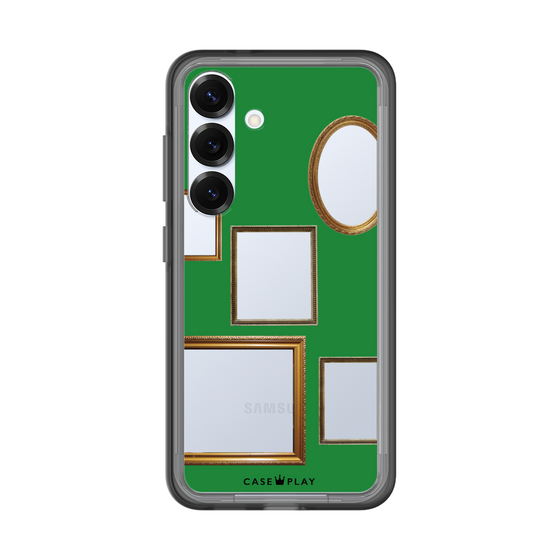 スリムプロテクションプレミアムケース［ Photo Frames - Green ］
