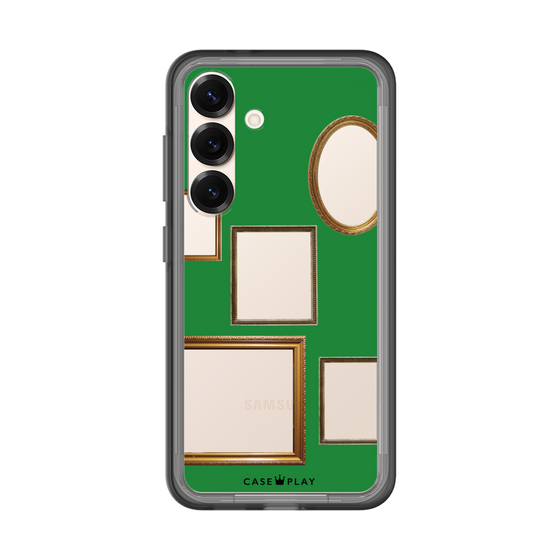 スリムプロテクションプレミアムケース［ Photo Frames - Green ］