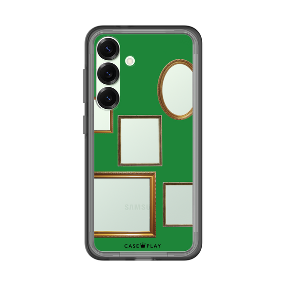 スリムプロテクションプレミアムケース［ Photo Frames - Green ］