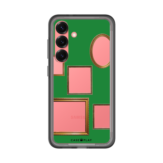 スリムプロテクションプレミアムケース［ Photo Frames - Green ］