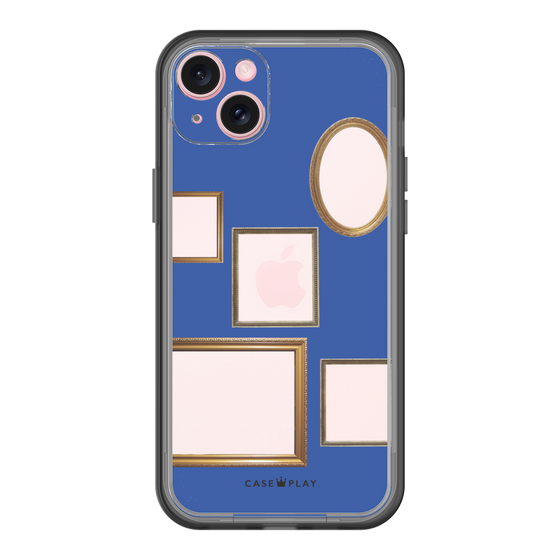 スリムプロテクションプレミアムケース［ Photo Frames - Blue ］