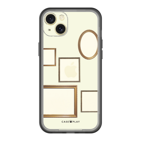 スリムプロテクションプレミアムケース［ Photo Frames - Ivory ］