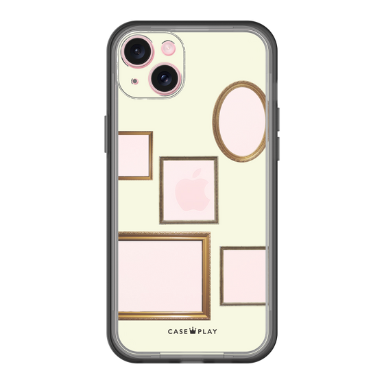 スリムプロテクションプレミアムケース［ Photo Frames - Ivory ］