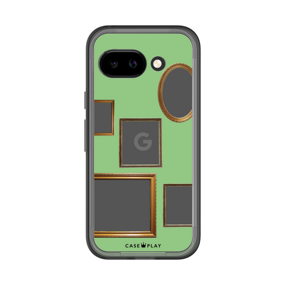 スリムプロテクションプレミアムケース［ Photo Frames - Light Green ］