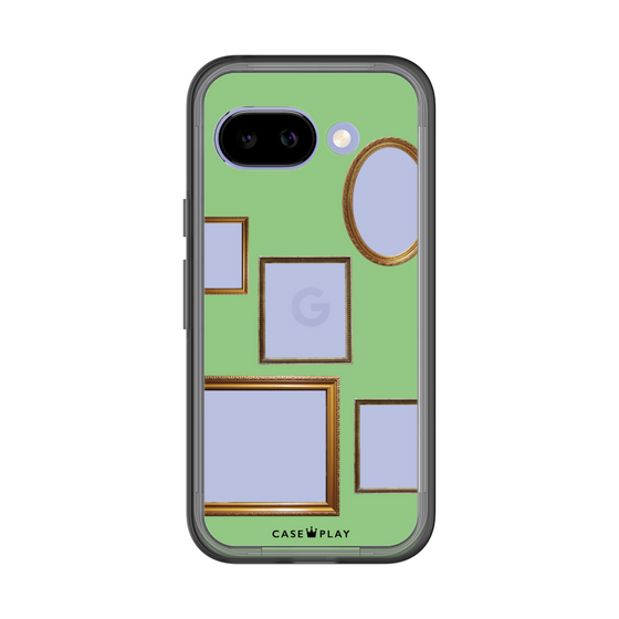 スリムプロテクションプレミアムケース［ Photo Frames - Light Green ］